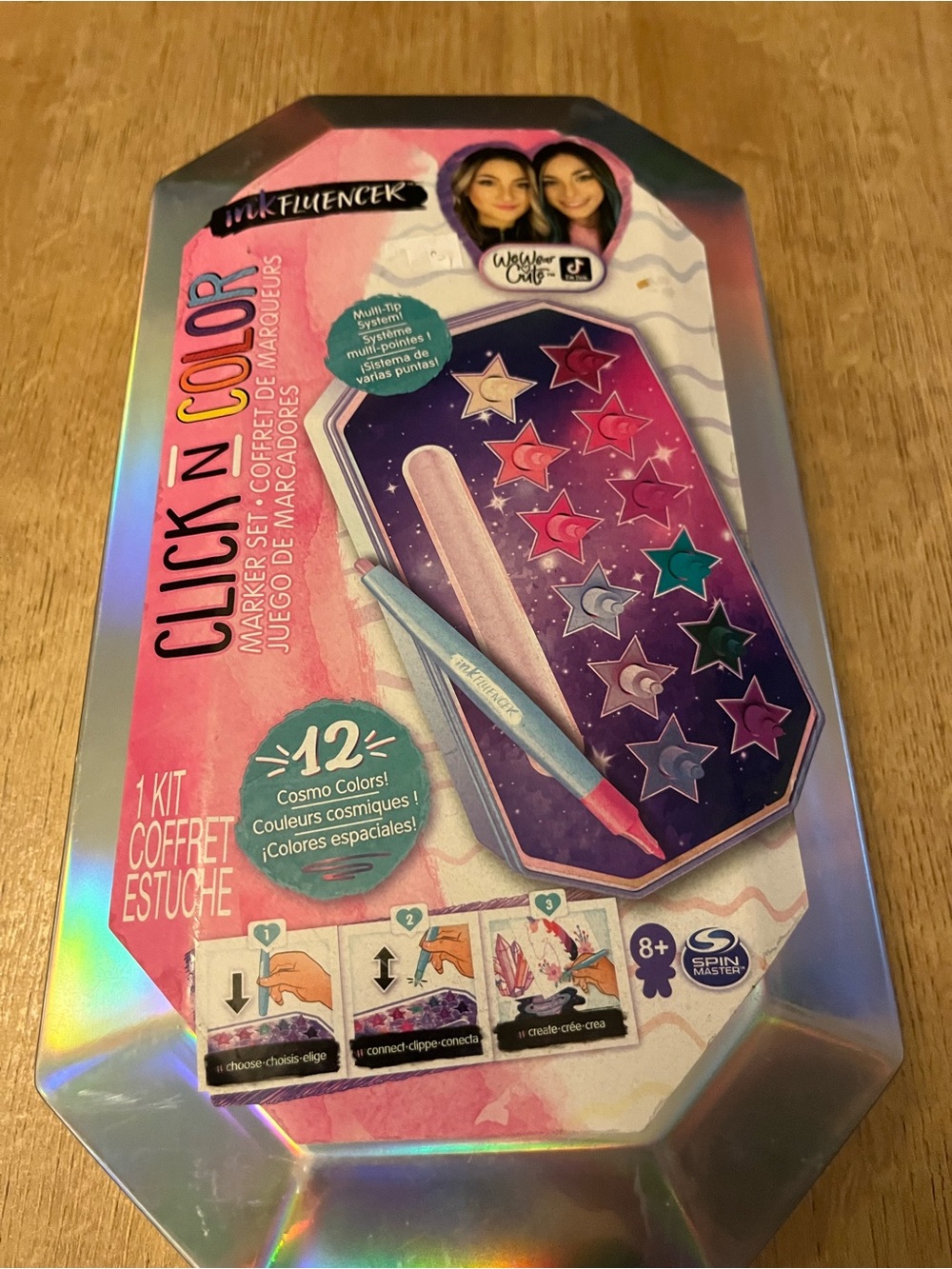 inkFLUENCER, We Wear Cute Click N Color Cosmo Marker Set, 12 Colors NEW!